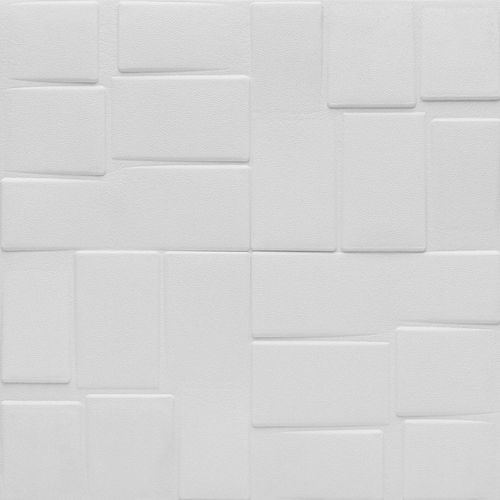 Placa Painel 3D de Espuma Autoadesivo para Revestimento 70 x 70 cm - Modelo: Metrópoles