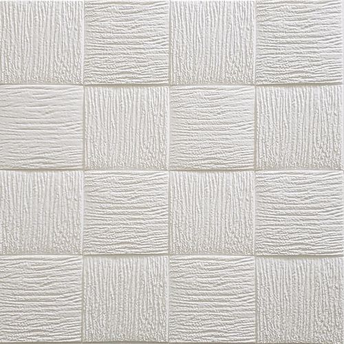 Placa Painel 3D de Espuma Autoadesivo para Revestimento 70 x 70 cm - Modelo: Quadratto