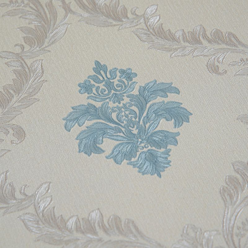papel-de-Parede-Arabesco-bege-e-azul