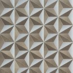 Estampa-Papel-de-Parede-3D-Bronze-Geometrico-Decoratto