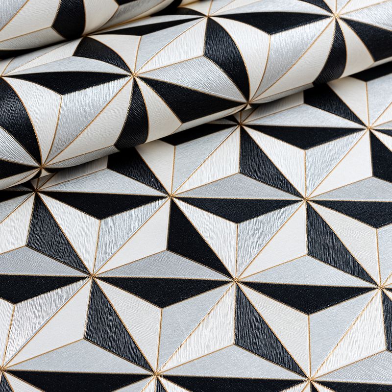 Papel-de-Parede-Preto-e-Branco-3D-Geometrico-