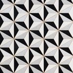 Papel-de-Parede-Preto-e-Branco-3D-padrao-Geometrico-