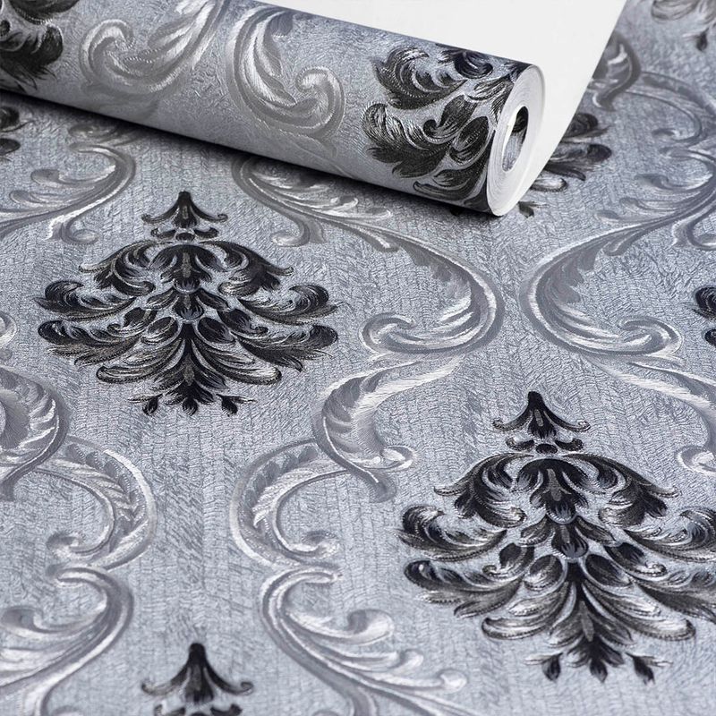Papel-de-Parede-Prata-e-Preto-Arabesco-Decorrato