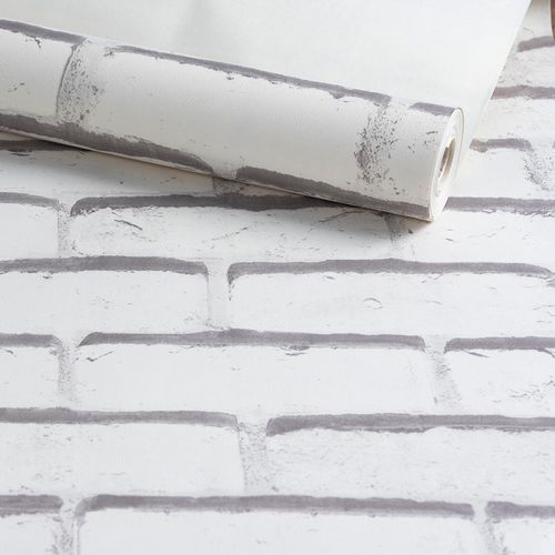 Papel de Parede de Decoratto Tijolos Rústico - Medidas: 10 metros x 53 cm