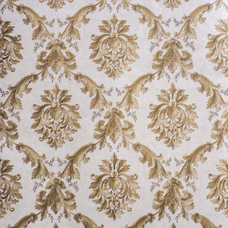 Imagem-Aproximada-do-Papel-de-Parede-Dourado-Arabesco-Decoratto