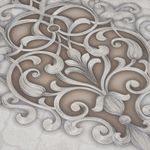 Zoom-em-ilustracao-usada-em-papel-de-parede-bege-e-marrom