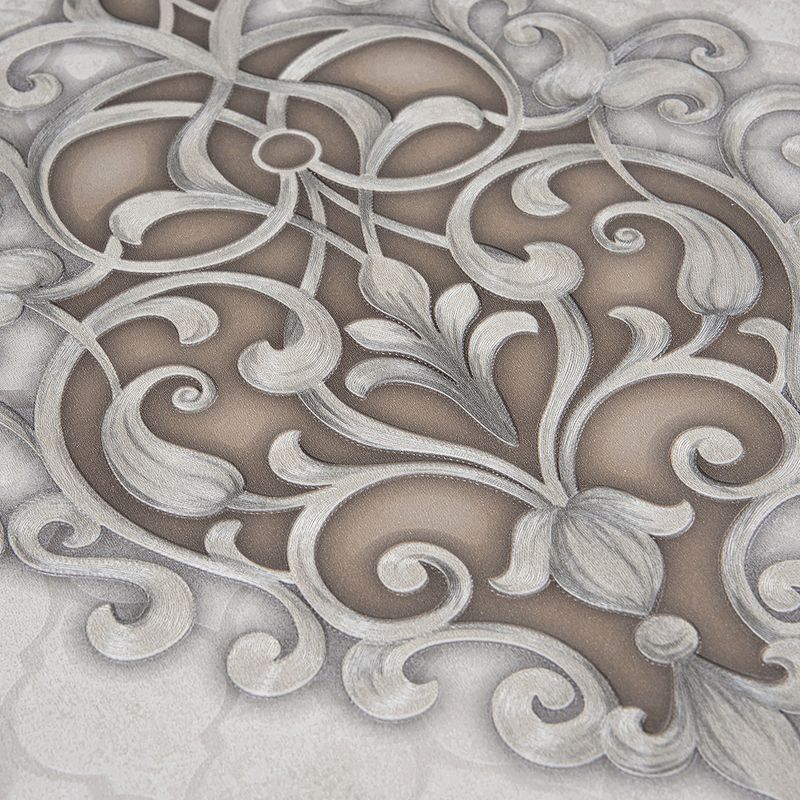 Zoom-em-ilustracao-usada-em-papel-de-parede-bege-e-marrom