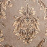 Figura-estampada-em-Papel-de-Parede-Marrom-Bronze-Arabesco-Decoratto