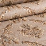 Rolo-de-papel-de-parede-Papel-de-Parede-Marrom-Bronze-Arabesco-Decoratto