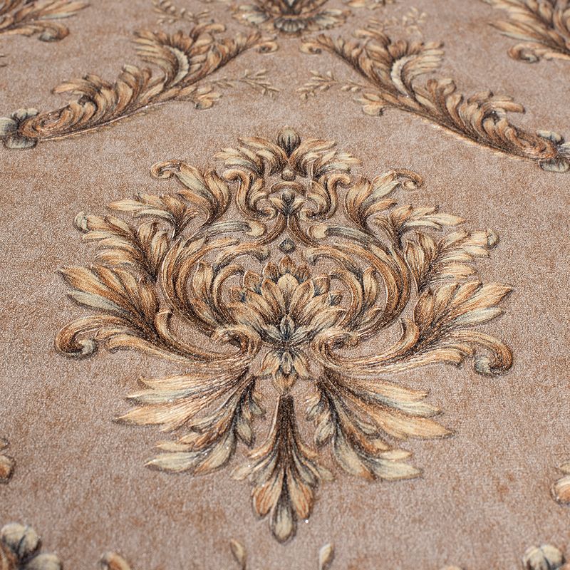 Papel-de-Parede-Marrom-Bronze-Arabesco-