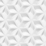 Estampa de Papel de Parede Adesivo 3D Branco e Cinza Narciso
