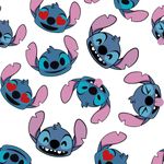 Papel de Parede Adesivo Teens Disney Stitch Emoji Blitz