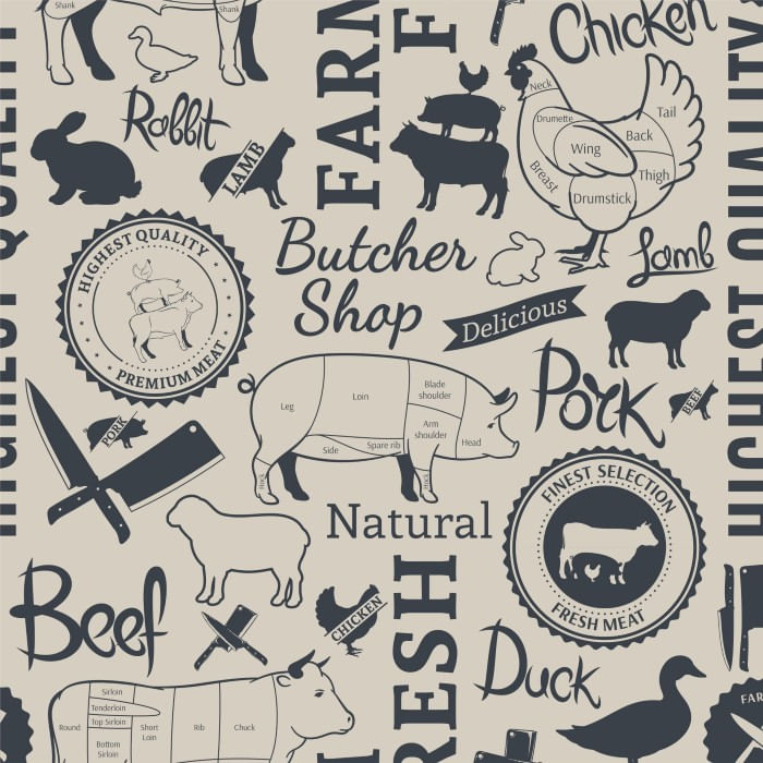 papel de parede para cozinha gourmet