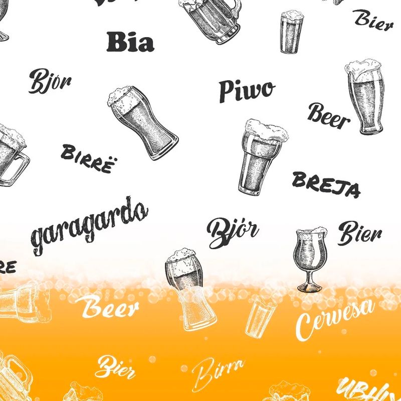 Papel de Parede Adesivo Gourmet Bar Cerveja Drinks Bebidas