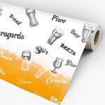 Papel de Parede Adesivo Gourmet Bar Cerveja Drinks Bebidas