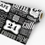 Papel de Parede Adesivo Gourmet Cafeteria Good Food Coffe Café