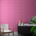 Papel de Parede Adesivo Pastilha Rosa Pink e Branca