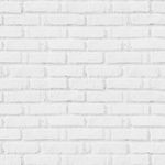 Estampa de Papel de Parede Adesivo Tijolinho Branco