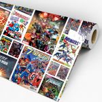 Papel de Parede Adesivo Teens Geek Quadrinhos HQ Marvel Avengers Vingadores