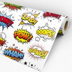 Rolo de Papel de Parede Adesivo Teens Speech Comic Pop Art