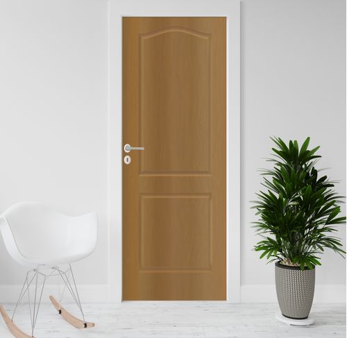 Adesivo para Porta de Madeira com Estampa Clássica Advanced 210 x 74 cm - Cor: Marrom Claro