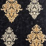 Papel-de-Parede-Arabesco-Realeza-Onix-e-Dourado-Audacity
