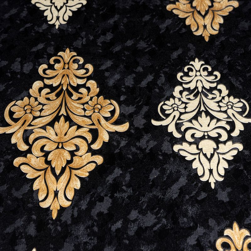 Papel-de-Parede-Arabesco-Realeza-Onix-e-Dourado-Audacity