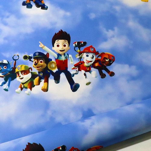 Papel de Parede Infantil Patrulha Canina - Medidas: 10 metros x 53 cm