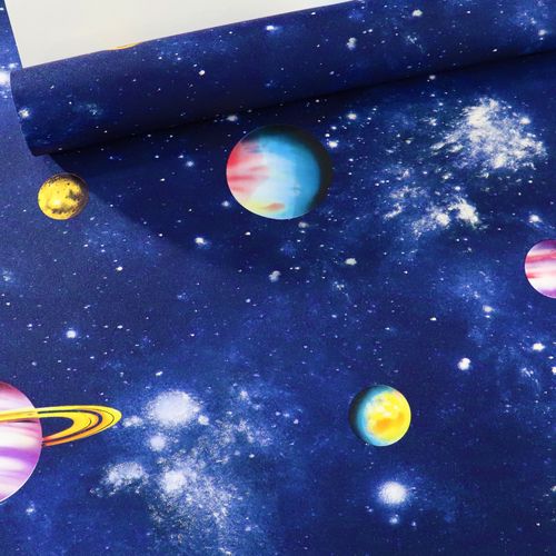 Papel de Parede Infantil Planetas