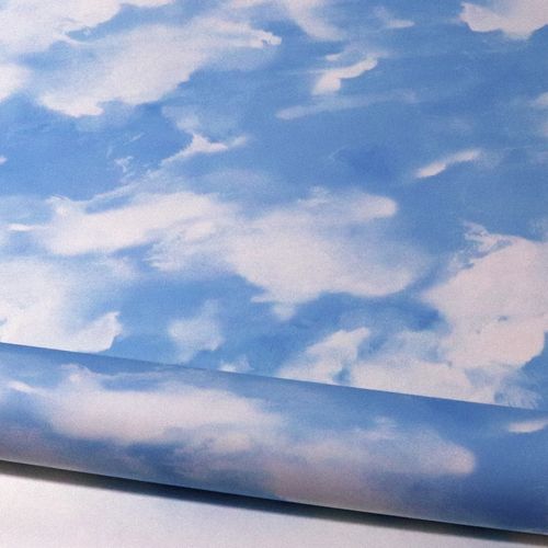Papel de Parede Infantil Céu Azul - Medidas: 10 metros x 53 cm