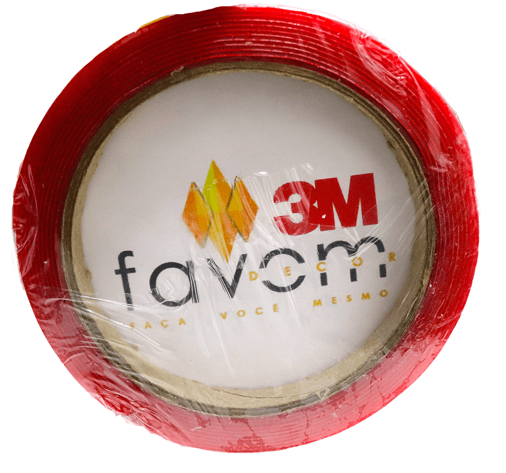 Fita Adesiva Dupla Face 3M VHB Fixa Forte Transparente de 12 mm com 3  metros | GF Casa Decor - GF Casa Decor, image size:1000x934