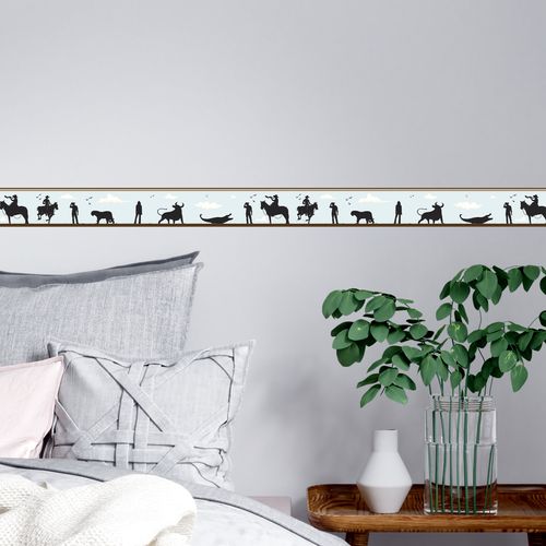 Faixa Decorativa Autoadesiva Coleção Teen 100 x 15 cm - Tema: Pantanal