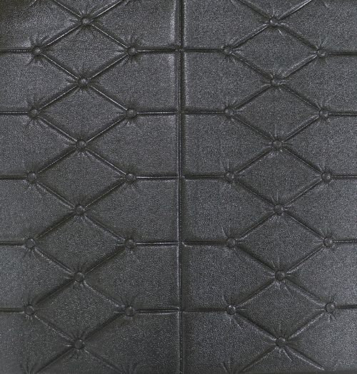 Placa Painel 3D de Espuma Autoadesivo para Revestimento 70 x 70 cm - Modelo: Las Vegas Preto