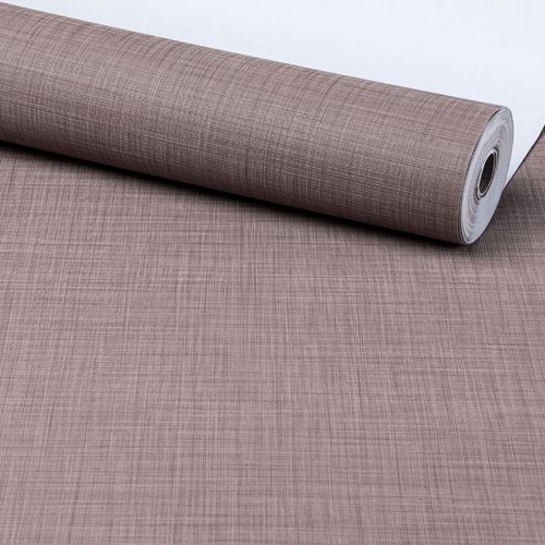 Papel de Parede Vinílico Quadratto Marrom - Medidas: 10 metros x 53 cm