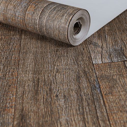 Papel de Parede Madeira Ripa Demolição - Medidas: 10 metros x 53 cm