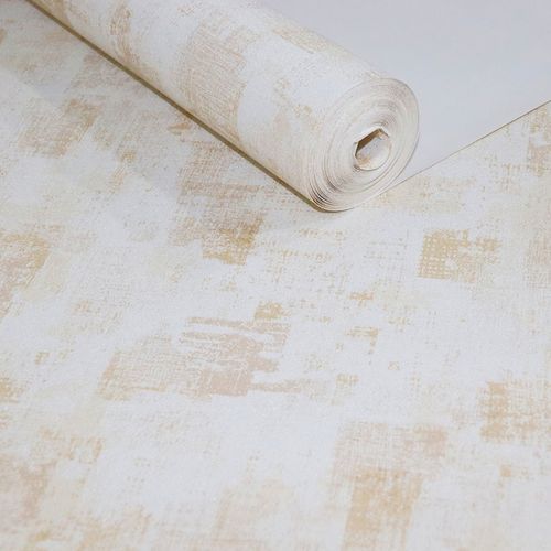Papel de Parede Pastilha Pequena Bege - Medidas: 10 metros x 53 cm