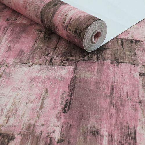 Papel de Parede Pastilha Rosa - Medidas: 10 metros x 53 cm