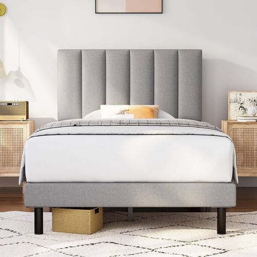 Cabeceira De Cama Modulada Cinza