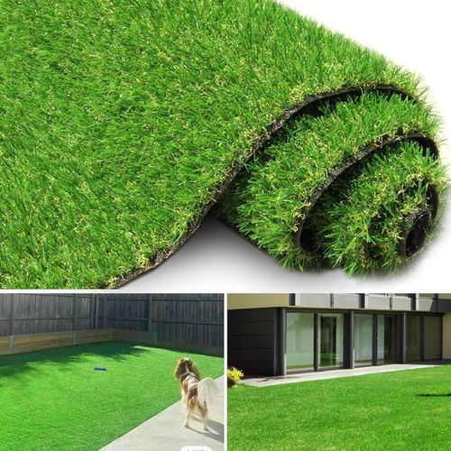 Grama Sintética Artificial Decorativa Área Externa com Proteção UV e Anti-Fungo com 1m² (Metro Quadrado) - Espessura: 20mm
