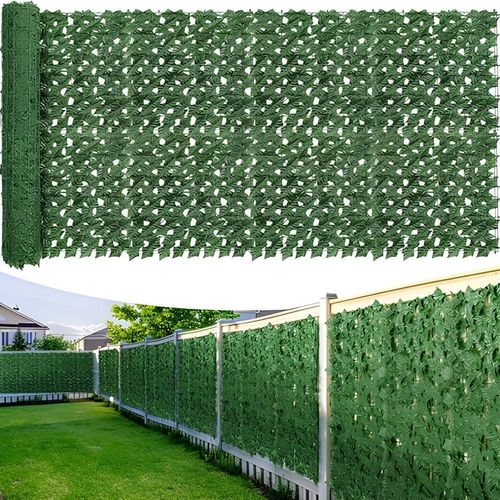 Muro Inglês Folhagem Hera Planta Artificial Jardim de Inverno Vertical 3 X 1 M