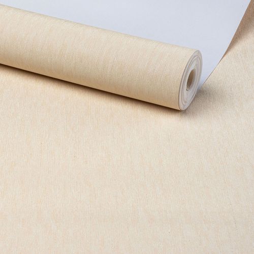 Papel de Parede Vinílico Ranhura Amarelo Silver - Medidas: 10 metros x 53 cm