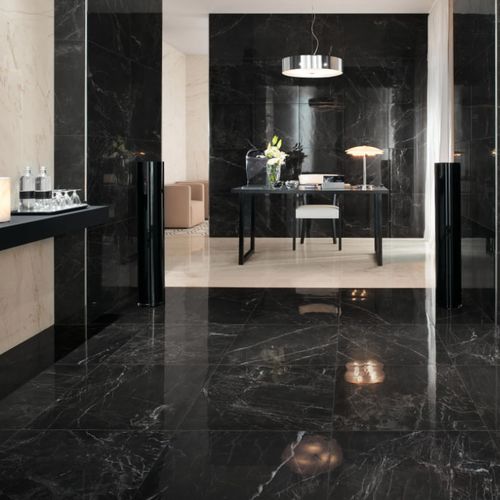 Piso Vinílico Autoadesivo Mármore Vezuvio 45,7 x 45,7 cm - Unidade
