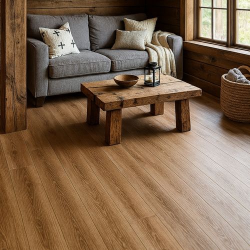 Piso Vinílico Click Max Evolution Castanho Nobre 122 x 18,3 cm - 1m²