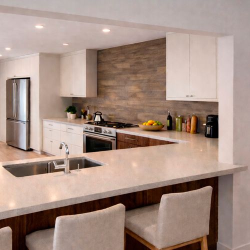 Revestimento Modular Adesivo De Parede Efeito Madeira - Cor: Nogueira